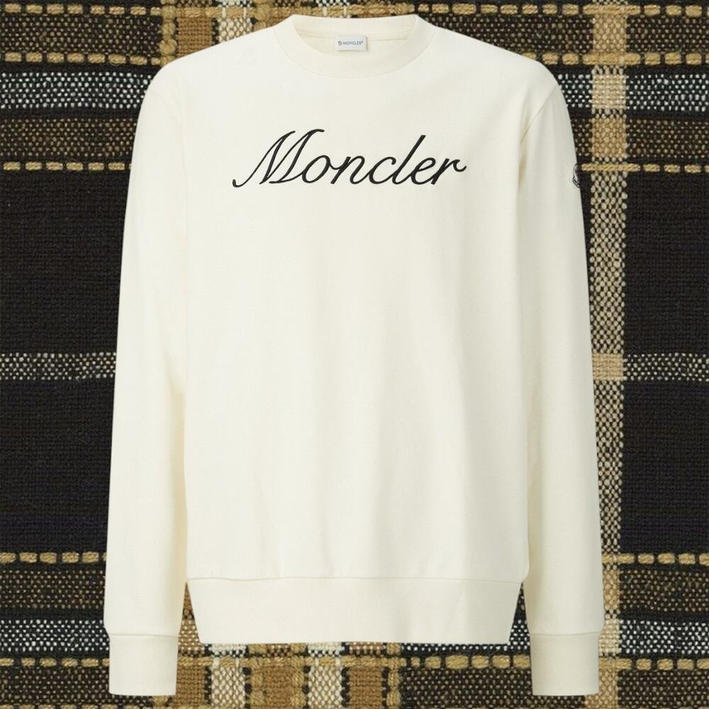 Moncler Men's White Long Sleeve